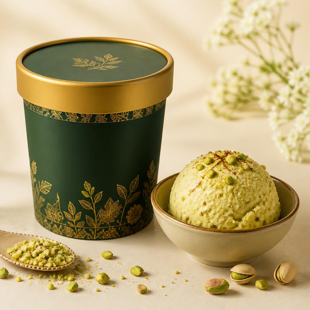 NAYI Frozen concept — Kulfi and Indian-inspired plant based protein ice cream.